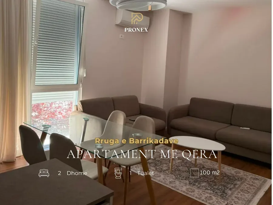 Apartament me qera - Rruga e Barrikadave, € 799, 100 m²