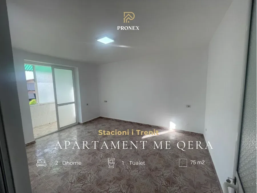 Apartament me qera - Stacioni i Trenit, € 529, 75 m²