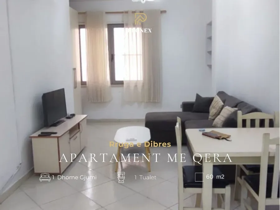Apartament me qera - Rruga e Dibres, € 430, 60 m²
