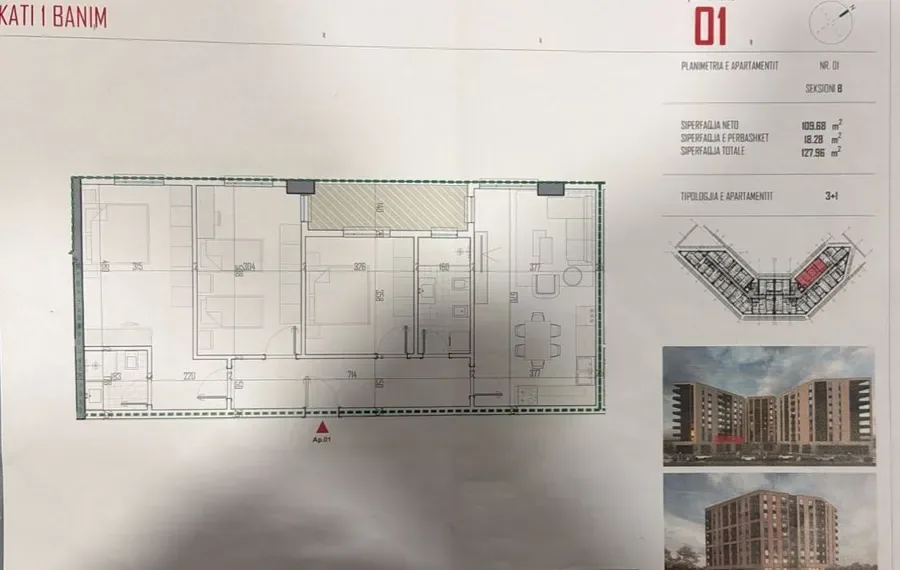 Shitet Apartament - Paskuqan, € 147.154, 127 m² 4