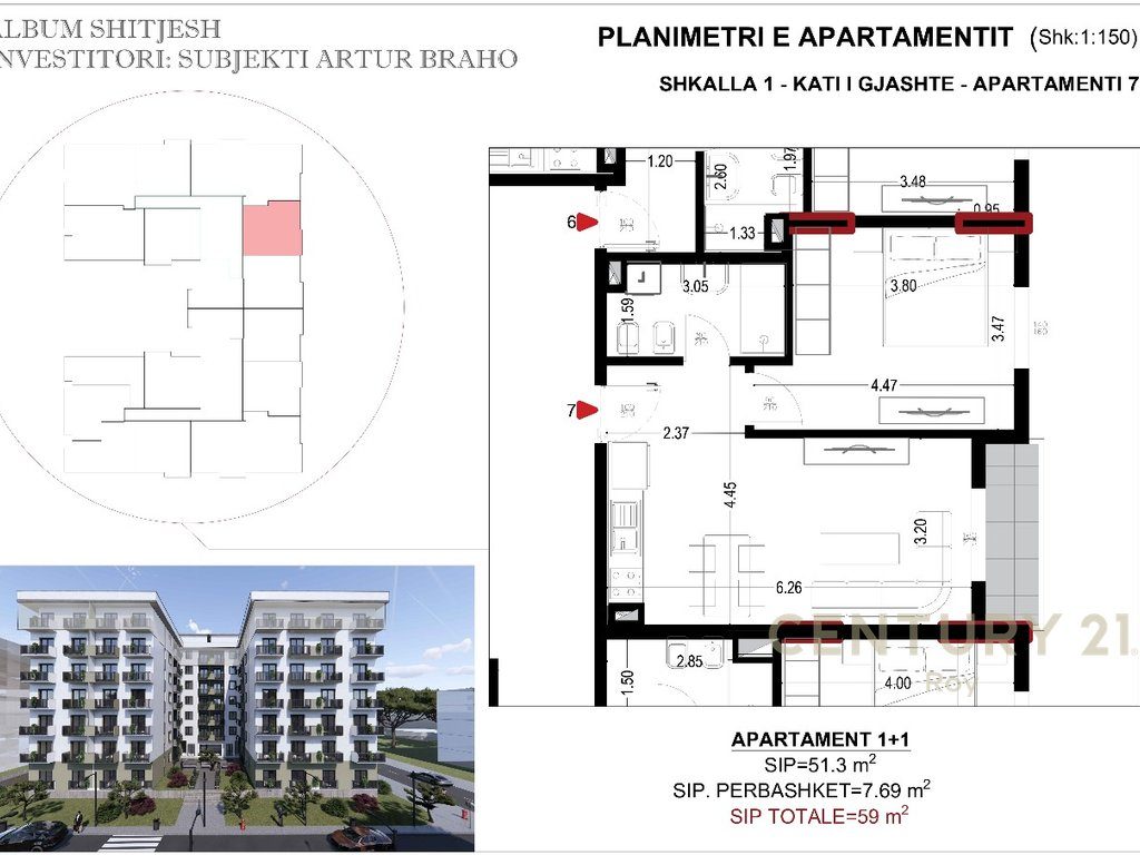 APARTAMENT 1+1 PER SHITJE NE GOLEM!MUNDESI PAGESE ME KESTE!
