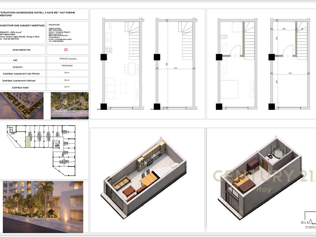 Duplex 1+1 Në Shitje në Golem, Durrës - 80,000.00€ | 52 m²
