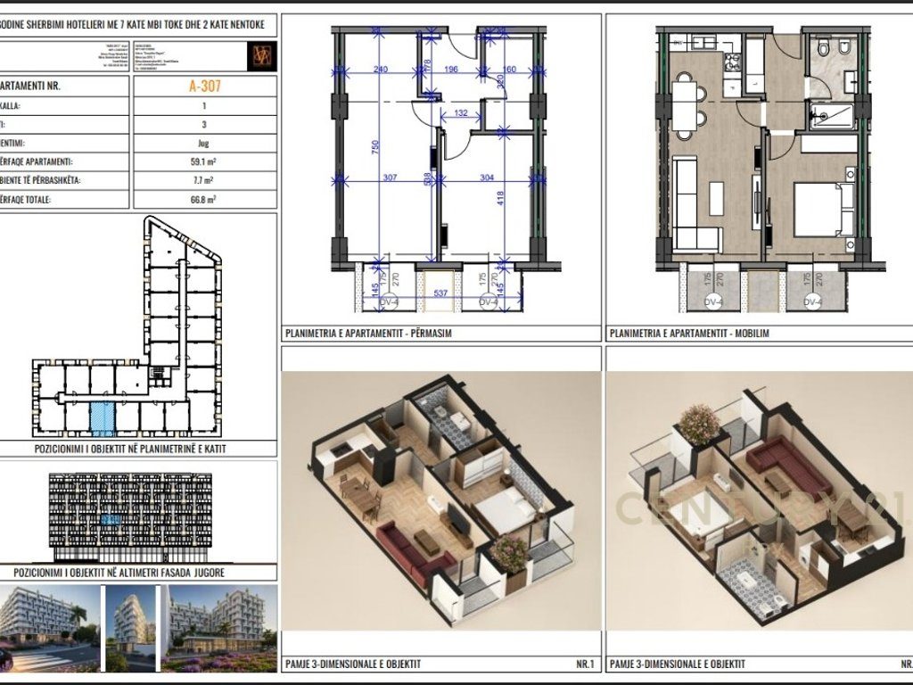 APARTAMENT 1+1 PER SHITJE NE GOLEM! MUNDESI PAGESE ME KESTE! 2