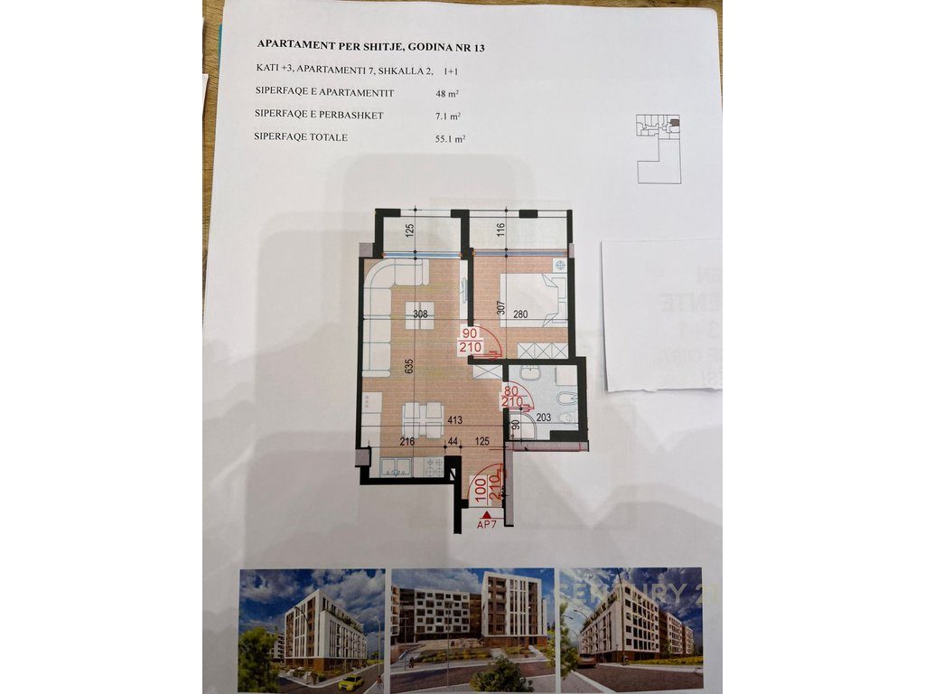 Apartament 1+1 në shitje në Golem, Durrës – 66,120€ | 55 m² 2