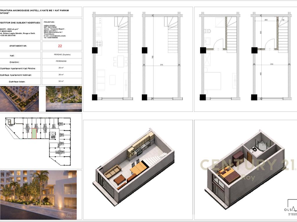 Duplex 1+1 Në Shitje në Golem, Durrës - 80,000.00€ | 52 m²