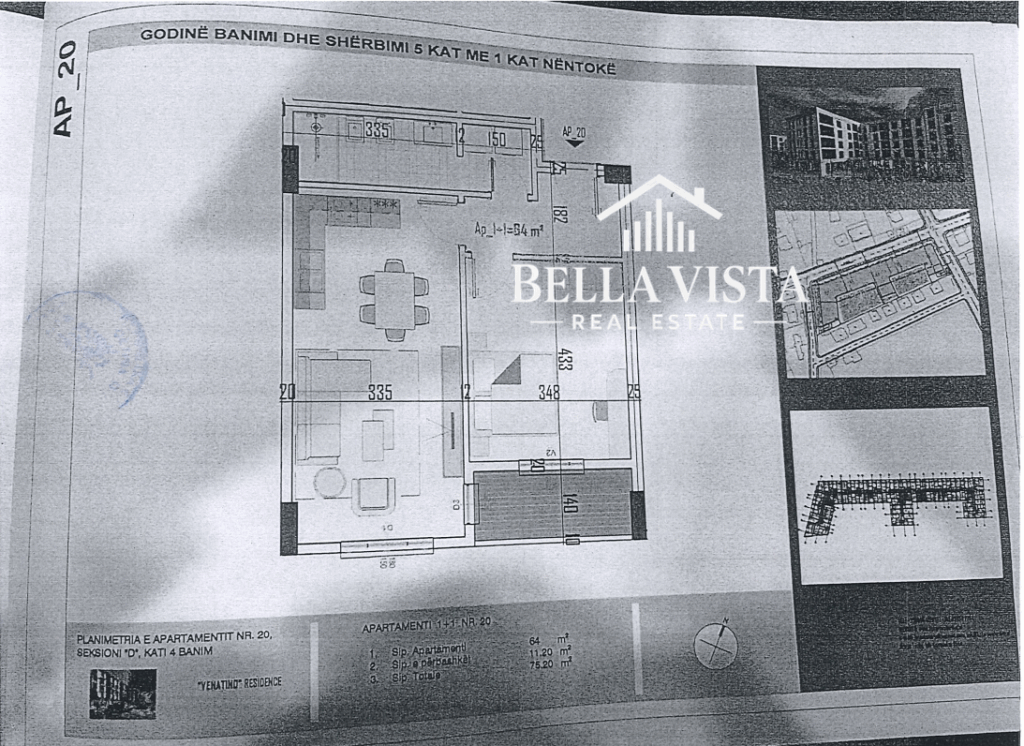 APARTAMENT 1+1 PËR SHITJE – VENATINO RESIDENCE 4