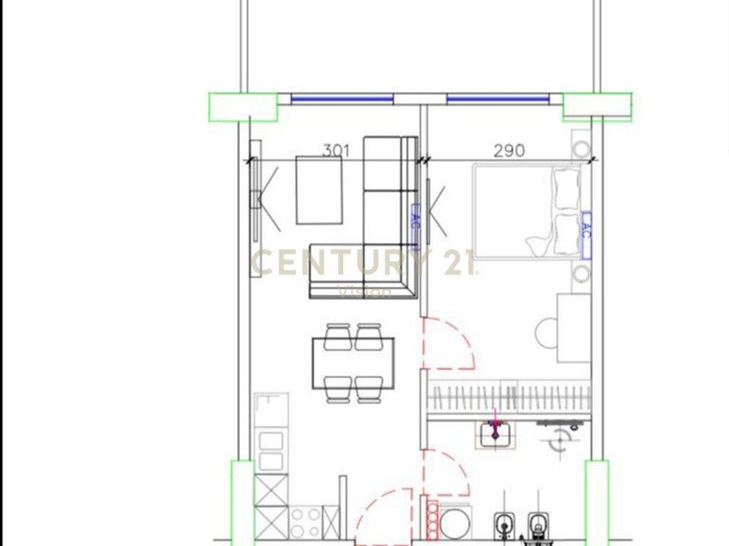 Apartment 1+1 For Sale in Shëngjin at "Prishtina Tower" - €79,200 | 75.35 m² 2