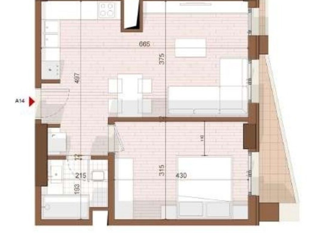 SHITET APARTAMENT 1+1 NE SHENGJIN 3