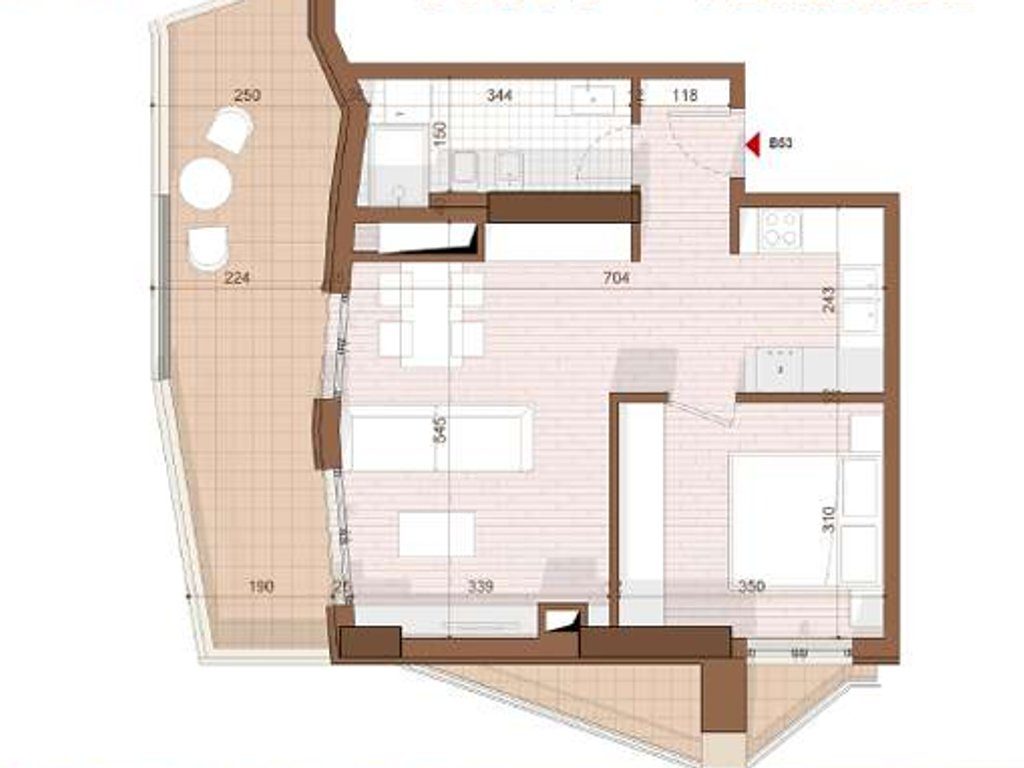 SHITET APARTAMENT 1+1+ VERANDE NE SHENGJIN 3