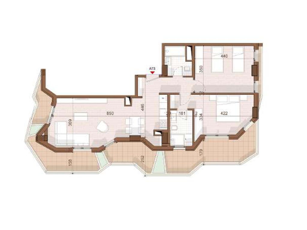 SHITET APARTAMENT 2+1+2+ VERANDE NE SHENGJIN 3
