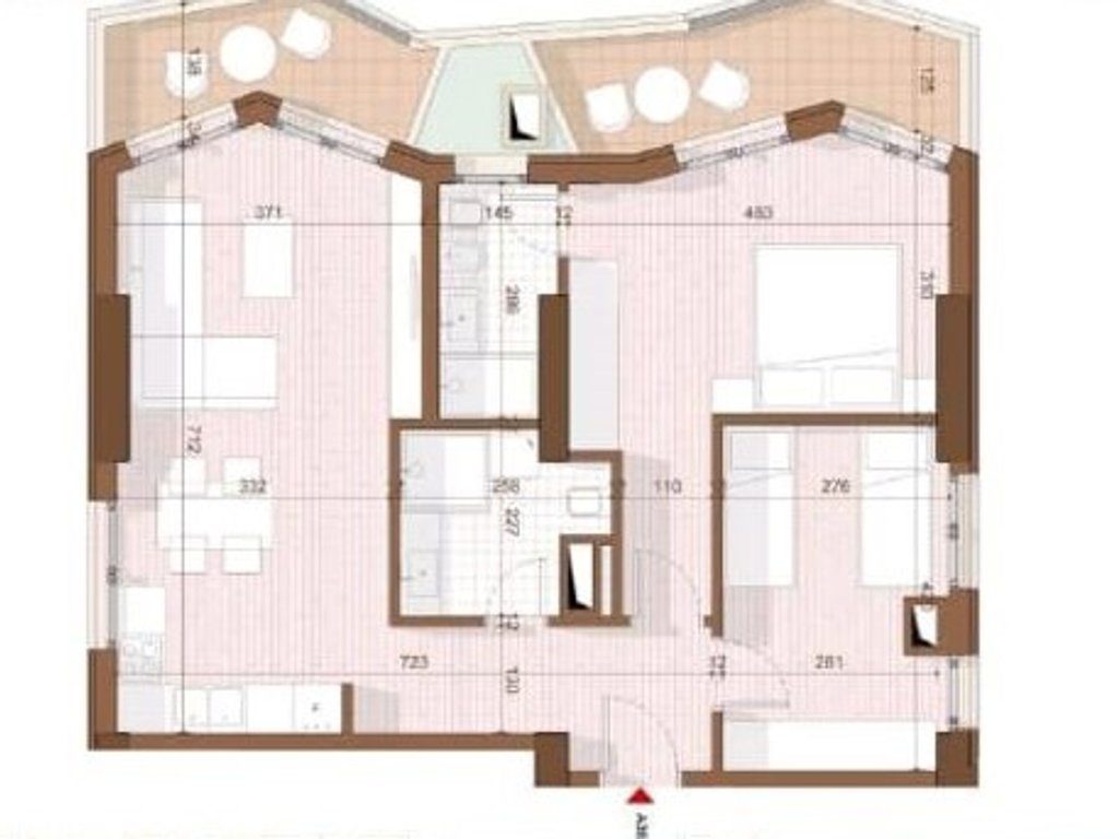 SHITET APARTAMENT 2+1+2+ VERANDE NE SHENGJIN 3