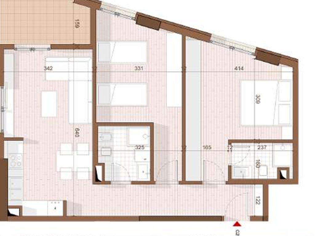 SHITET APARTAMENT 2+1+2 NE SHENGJIN 3
