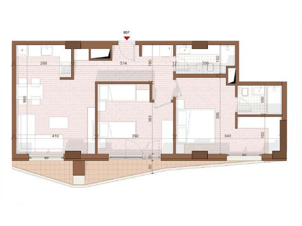 SHITET APARTAMENT 2+1+2 NE SHENGJIN 3