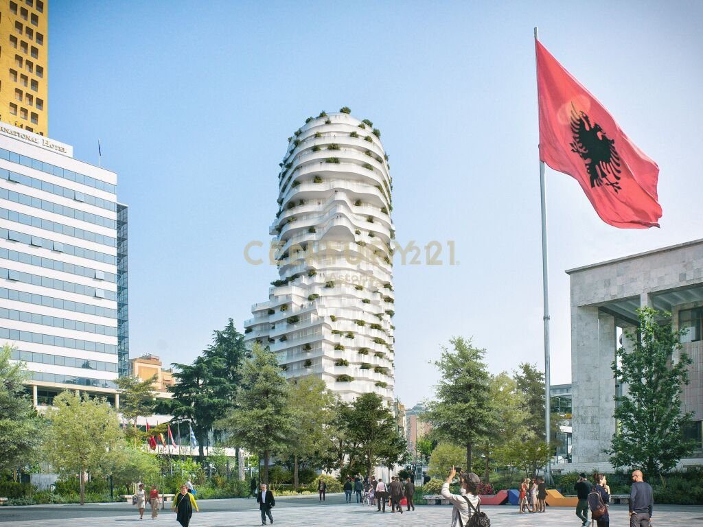 2+1 apartment for sale at "Tirana's Rock", Skenderbej Square, Center. 1