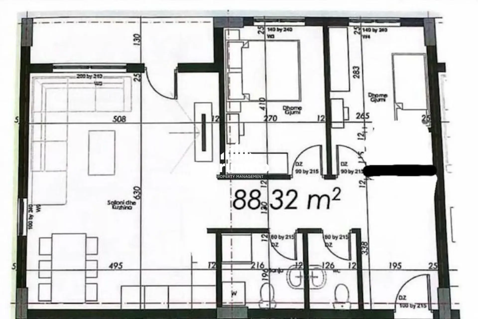 Apartament • 88m2 3