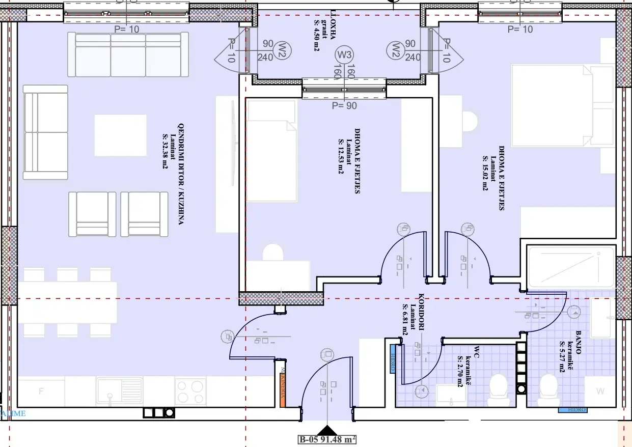 Apartament • 91.48m2