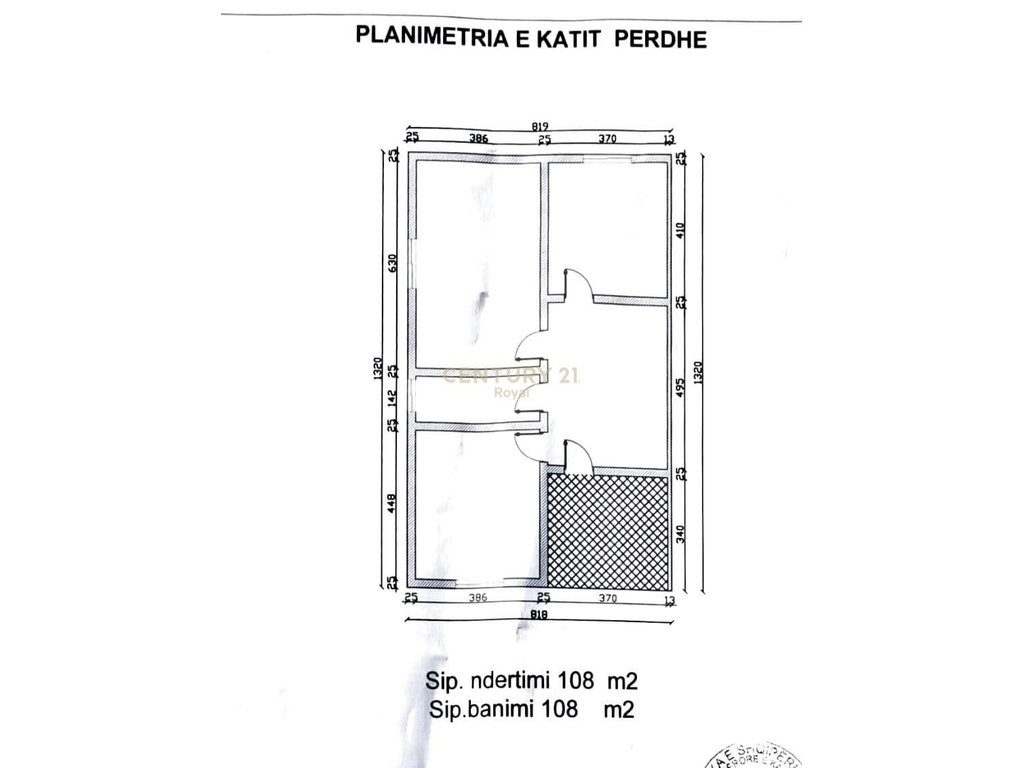 Shitet shtepi private nje kateshe bashke me truall tek Treshi-Ura e Kamzes