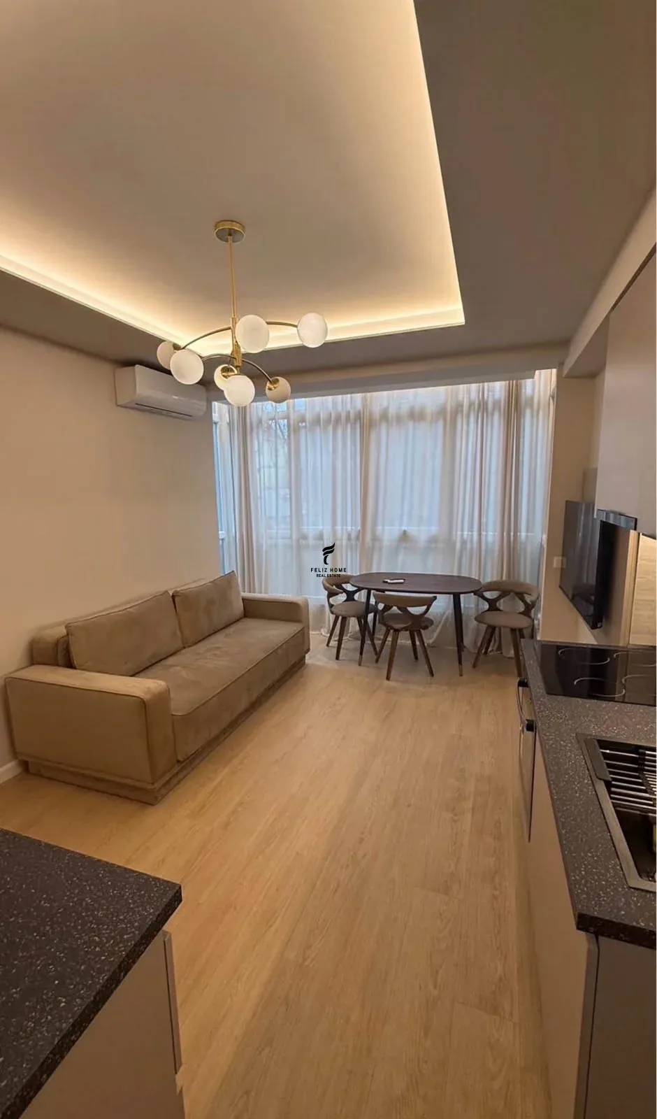 APARTAMENT ME QERA 1+1 BRRYL 60.000 LEKE