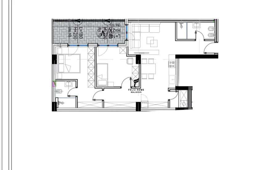 SHITET APARTAMENT 2+1+2 KODRA E DIELLIT 2 193.000 EURO