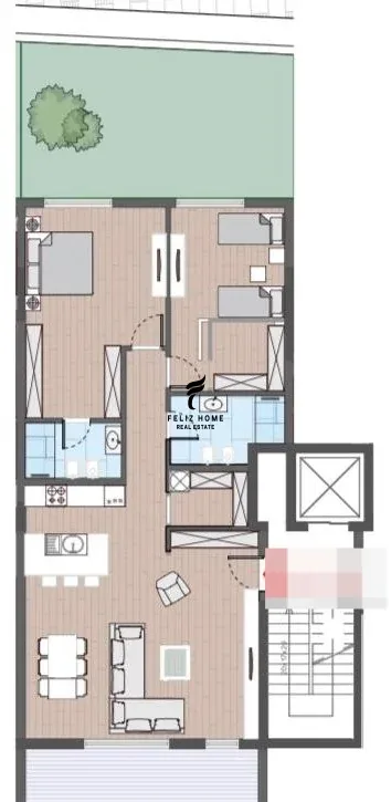 SHITET APARTAMENT 2+1 FARKE 340.000 EURO