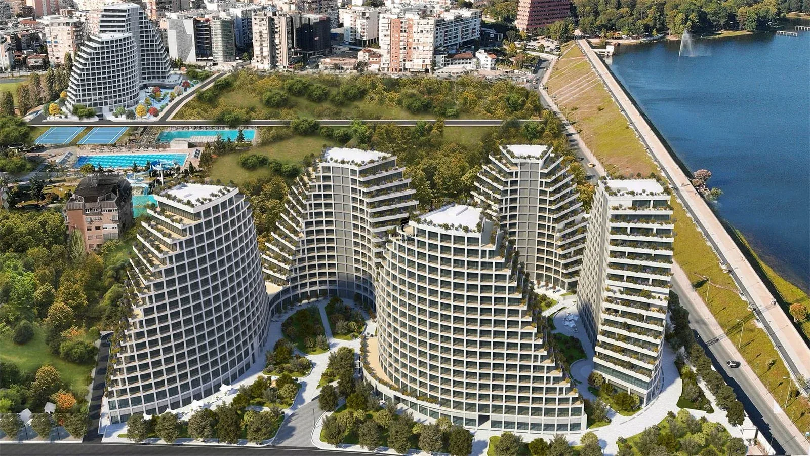 SHITET APARTAMENT 2+1+2 LAKE VIEW RESIDENCE 750.000 EURO 2