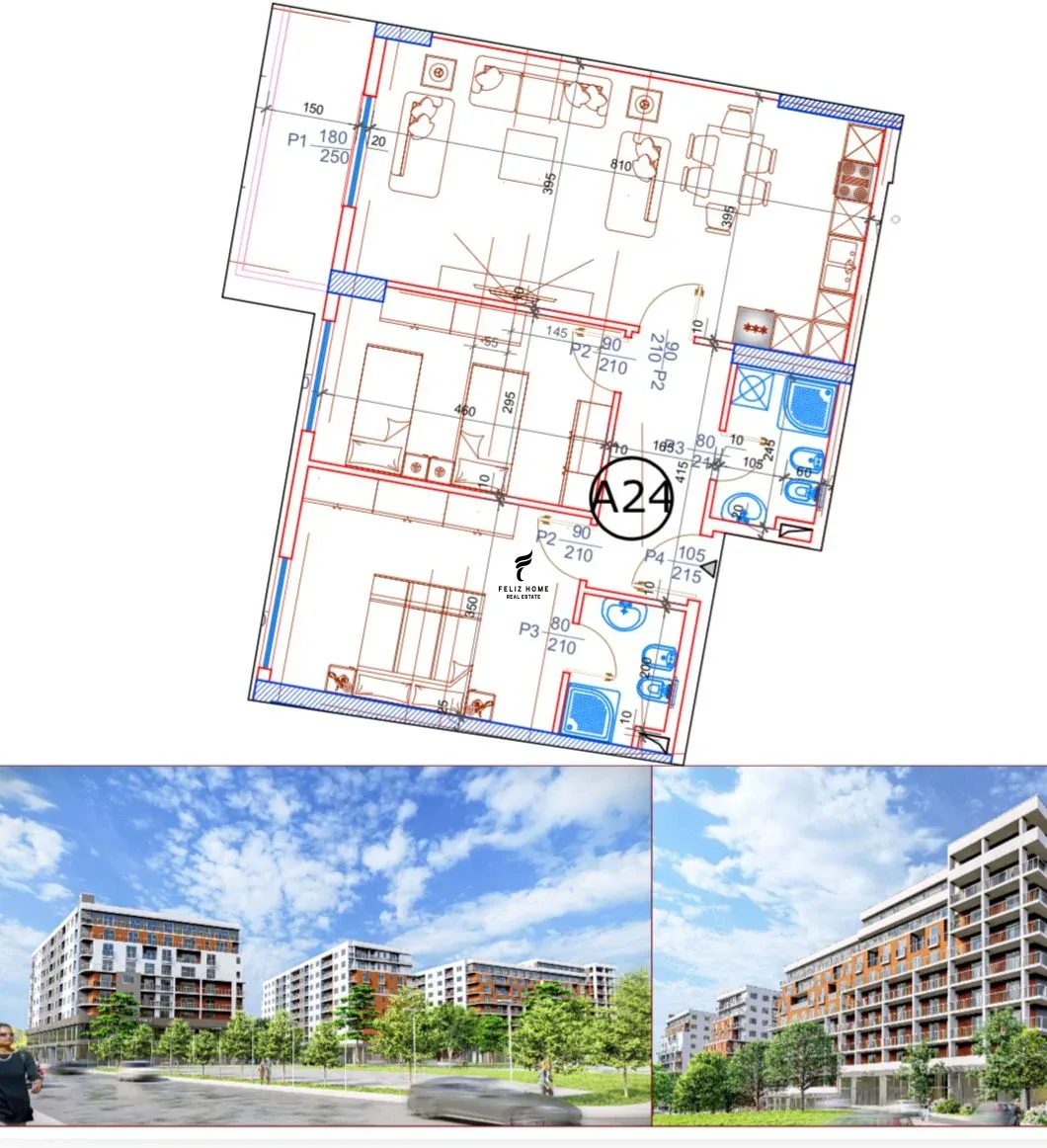 SHITET APARTAMENT 2+1+2 PASKUQAN 127.500 EURO