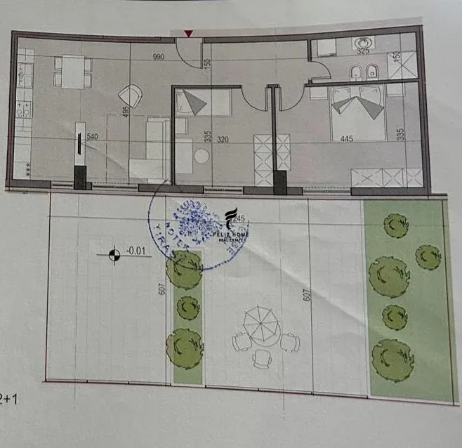 APARTAMENT ME QERA 2+1+VERANDE UNIVERS CITY 50.000 LEKE