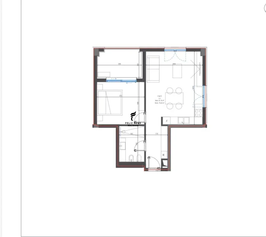 SHITET APARTAMENT 1+1 DHERMI 237.750 EURO 4