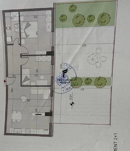 SHITET APARTAMENT 2+1+VERANDE UNIVERS CITY 162.500 EURO