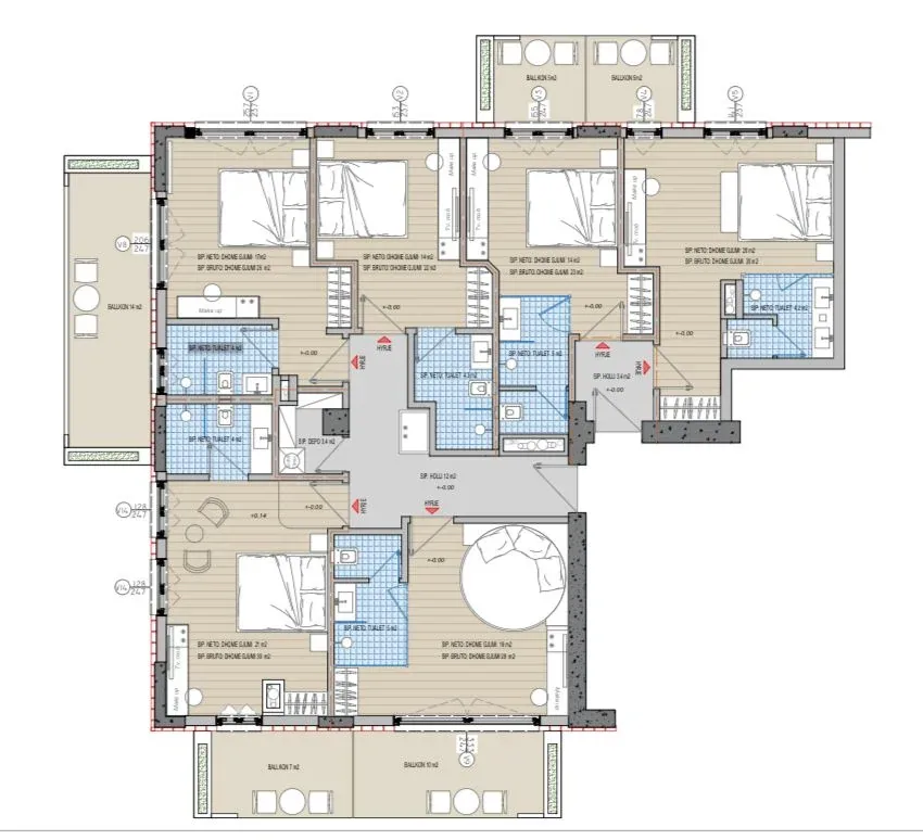 ZYRE ME QERA 250 M2 KOMPLEKSI DELIJORGJI 2.500 EURO 3