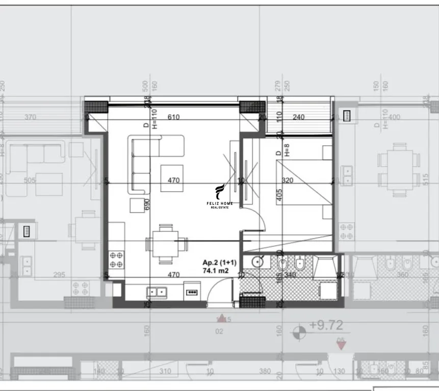 SHITET APARTAMENT 1+1 BULEVARDI I RI 19.200.000 LEKE 3