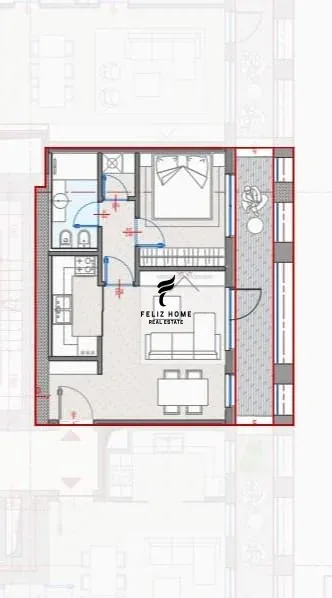 SHITET APARTAMENT 1+1 ZOGU I ZI 184.000 EURO 3