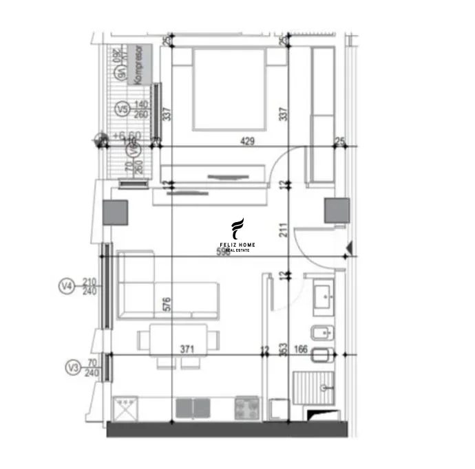 SHITET APARTAMENT 1+1 KOMUNA E PARISIT 227.000 EURO