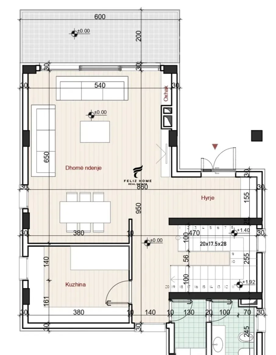 SHITET VILE PRIVATE 287 M2 RRUGA E ELBASANIT 700.000 EURO 3