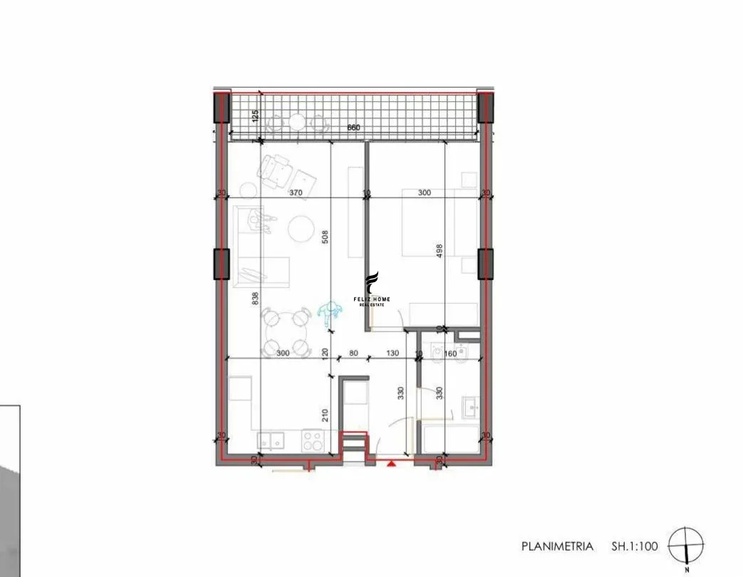 SHITET APARTAMENT 1+1 SHKOZE 10.300.000 LEKE