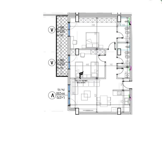 SHITET APARTAMENT 3+1+2 KODRA E DIELLIT 2 276.800 EURO