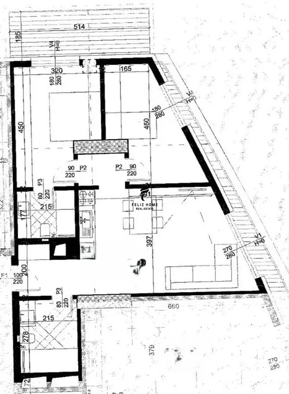 SHITET APARTAMENT 2+1 ZOGU I ZI 321.500 EURO