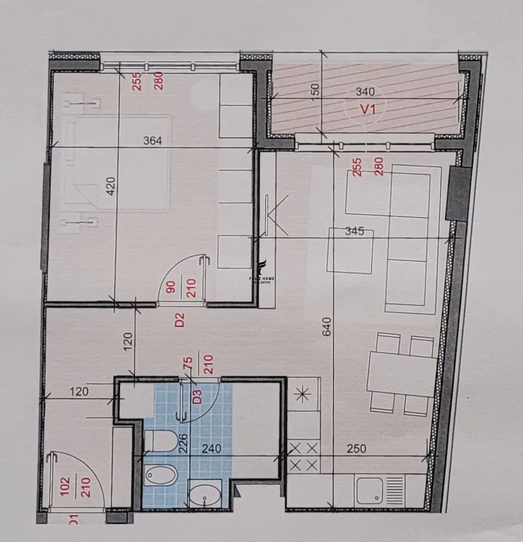 SHITET APARTAMENT 1+1 ALI DEMI 180.000 EURO 3