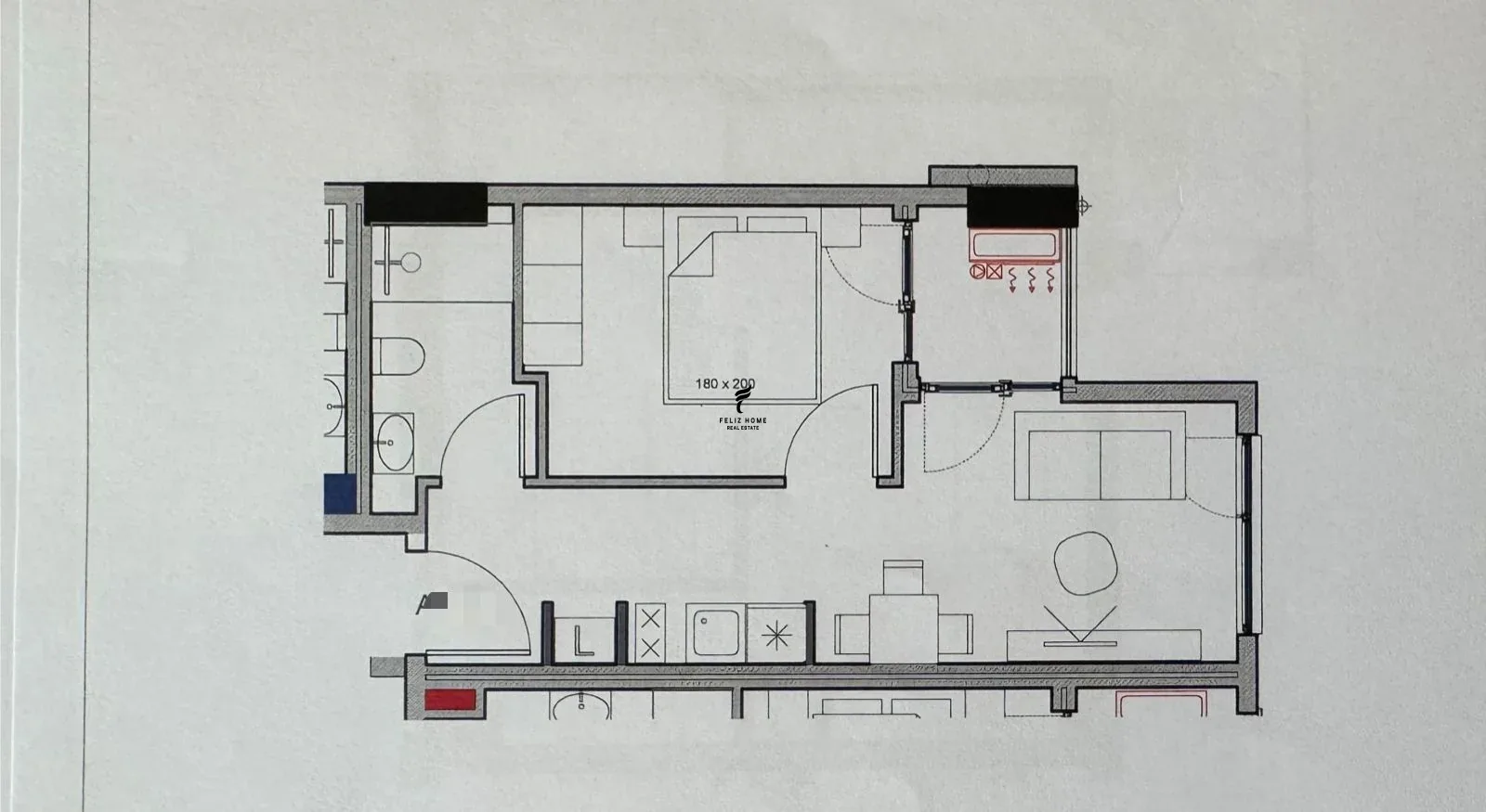 SHITET APARTAMENT 1+1 RRUGA E KAVAJES 105.000 EURO 3