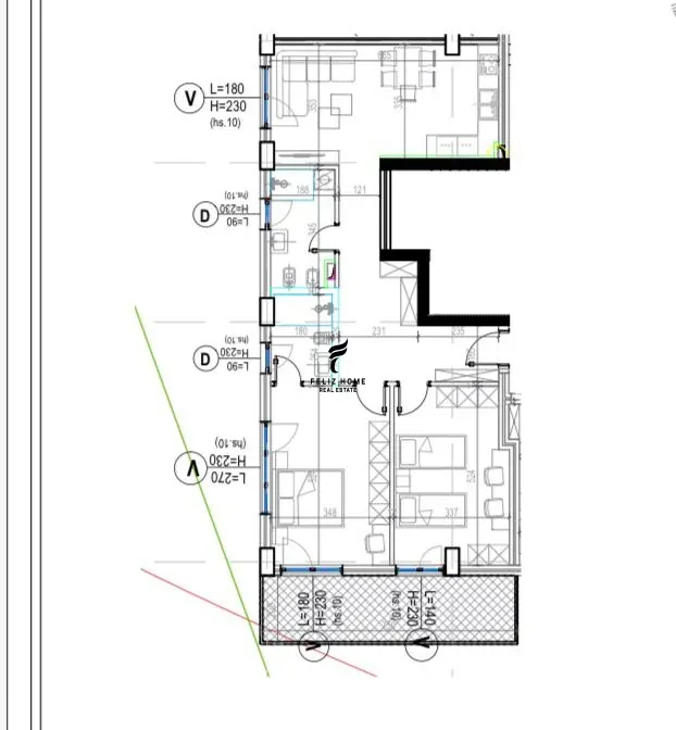 SHITET APARTAMENT 2+1+2 KODRA E DIELLIT 2 233.000 EURO