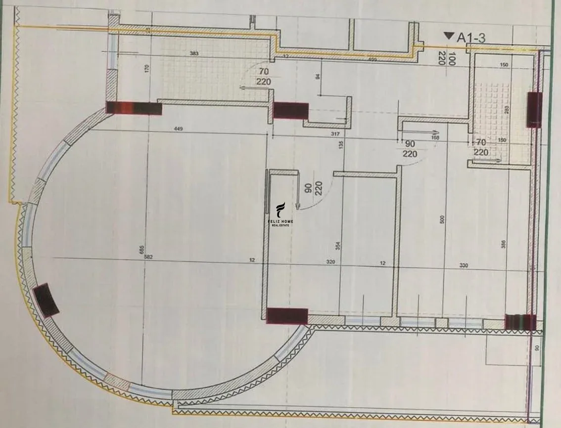 SHITET APARTAMENT 2+1 ALI DEMI 355.000 EURO