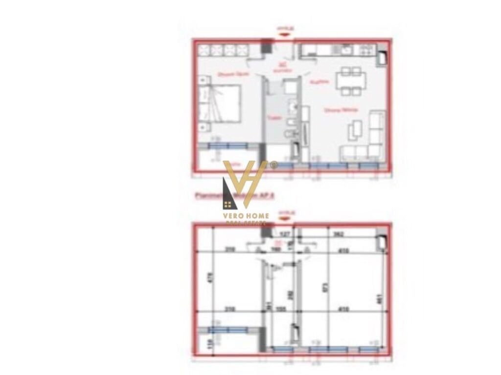 Shitet apartament 1+1 te Rruga Jordan Misja 69 m2