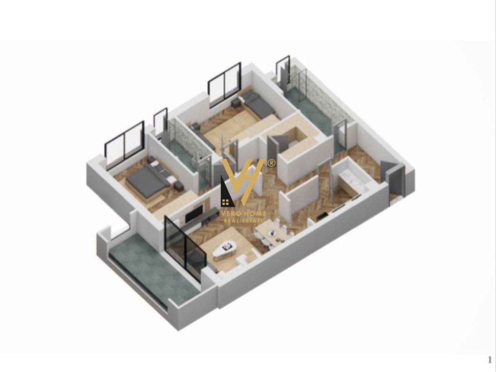SHITET APARTAMENT 2+1+2 TE KOPSHTI ZOOLOGJIK 276.000 EURO