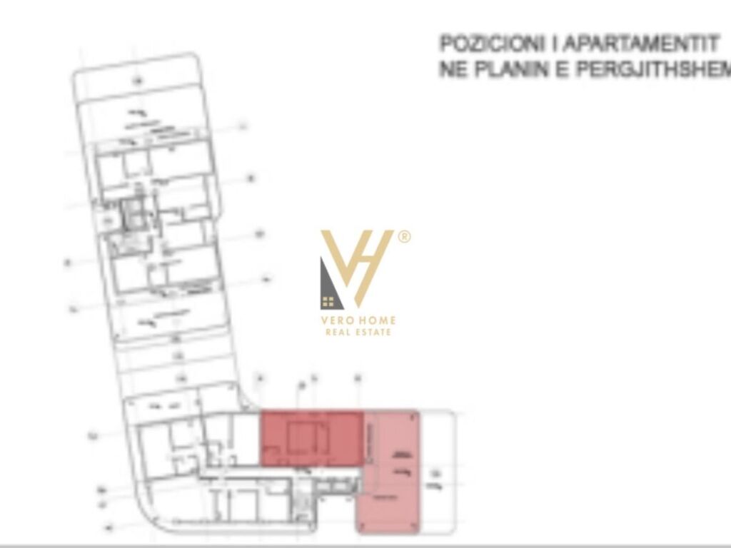 Shitet Apartament 2+1+verande te Ish Ekspozit Sot 107 m2