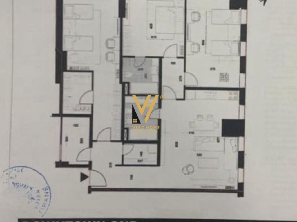 Shitet apartament 3+1+2 te Kompleksi Downtown One , Rruga e Elbasanit 204 m2 1