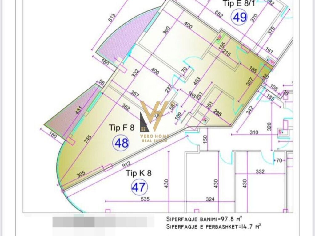 Shitet apartament 2+1+2 te Spitali Amerikan 3 112.5 m2