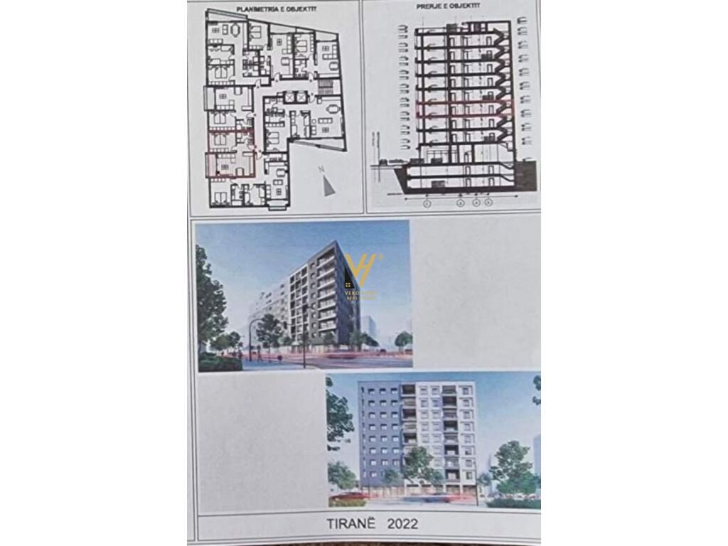 Shitet apartament 1+1+ballkon te Komuna e Parisit 61 m2