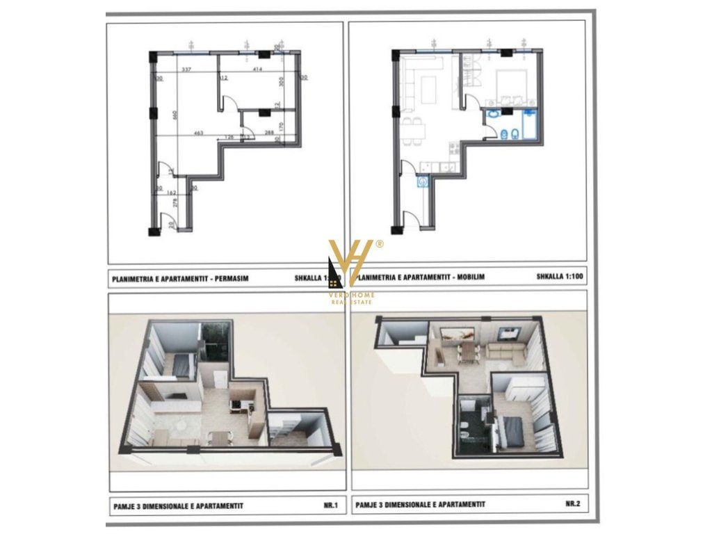 SHITET APARTAMENT 1+1+BLK NE LINZE, 90,000 EURO