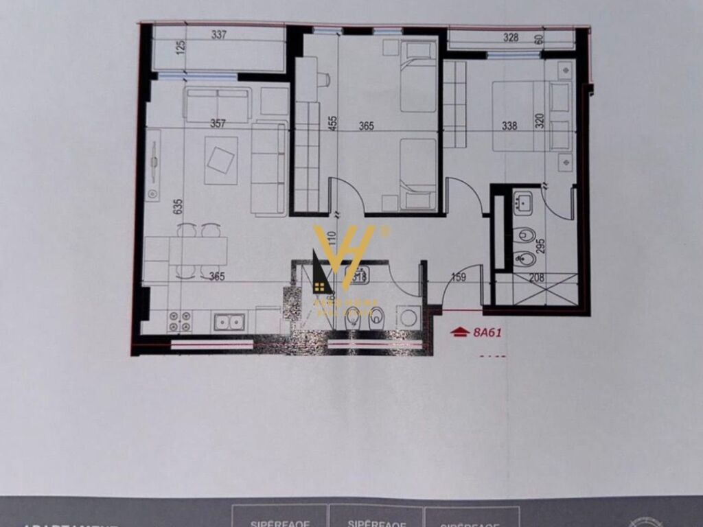 Shitet Apartament 2+1+2+ballkon te Univers City 99 m2