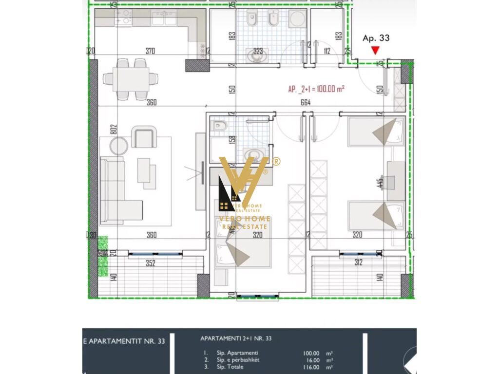 OKAZION SHITET APARTAMENT 2+1+2 NE PASKUQAN 104.000 EURO